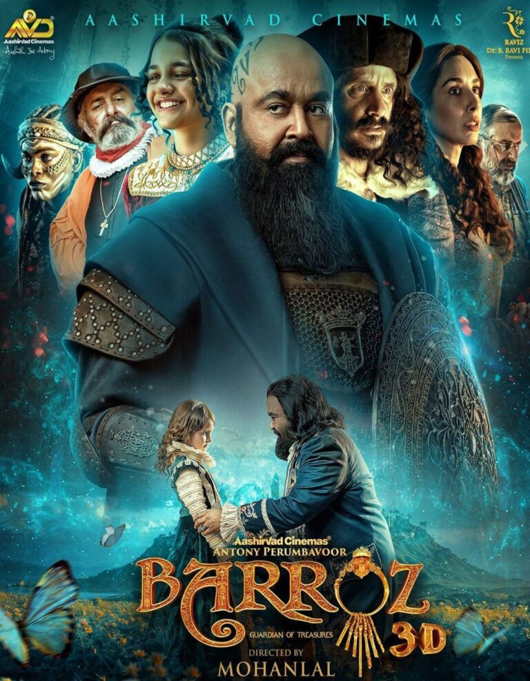 Free Barroz - Guardian of Treasures (2024) (Hindi + Malayalam) Dual Audio UnCut South Movie HD ESub